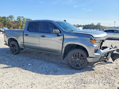 Czwarte zdjęcie samochodu z boku: 2024 CHEVROLET SILVERADO C1500 CUSTOM VIN:3GCPABEK4RG451815 - miniatura