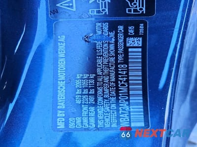 Zdjęcie 13 z 13 samochodu: 2021 BMW 430XI VIN:WBA73AP01MCF41418 - miniatura