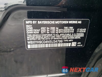 Zdjęcie 13 z 13 samochodu: 2022 BMW X2 SDRIVE28I VIN:WBXYH9C04N5U34799 - miniatura