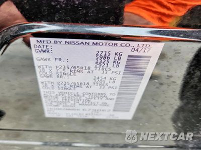 Zdjęcie 14 z 14 samochodu: 2017 NISSAN PATHFINDER S VIN:5N1DR2MN8HC679062 - miniatura