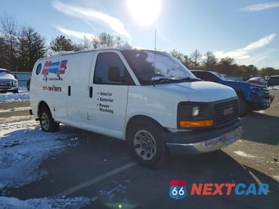 Czwarte zdjęcie samochodu z boku: 2013 GMC SAVANA G1500 VIN:1GTS7AFX2D1148231 - miniatura