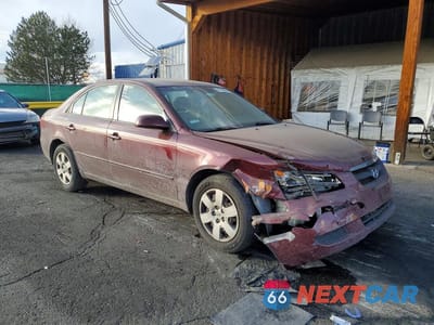 Czwarte zdjęcie samochodu z boku: 2008 HYUNDAI SONATA GLS VIN:5NPET46C98H320812 - miniatura