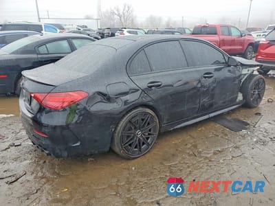 Trzecie zdjęcie samochodu z tyłu: 2023 MERCEDES-BENZ C 43 AMG VIN:W1KAF8HB6PR127788 - miniatura