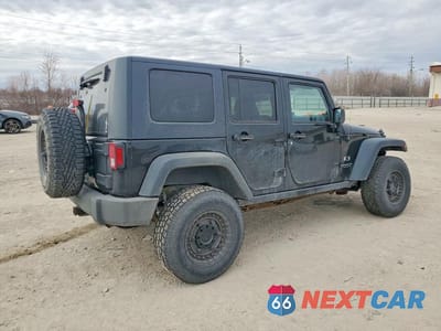Trzecie zdjęcie samochodu z tyłu: 2008 JEEP WRANGLER UNLIMITED X VIN:1J4GA39158L584523 - miniatura