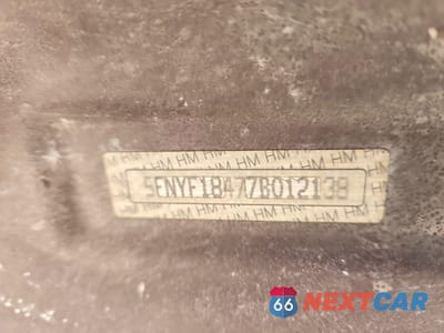 Zdjęcie 13 z 13 samochodu: 2007 HONDA PILOT EX VIN:5FNYF18477B012138 - miniatura