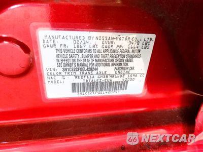 Zdjęcie 12 z 13 samochodu: 2014 NISSAN VERSA NOTE S VIN:3N1CE2CP0EL420244 - miniatura