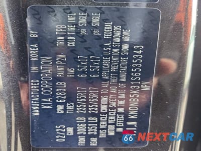 Zdjęcie 13 z 13 samochodu: 2025 KIA CARNIVAL LX VIN:KNDNB5K31S6535343 - miniatura