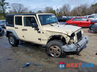 Czwarte zdjęcie samochodu z boku: 2011 JEEP WRANGLER UNLIMITED SPORT VIN:1J4BA3H11BL579547 - miniatura