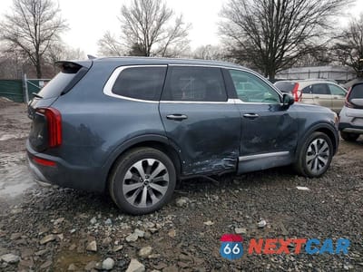 Trzecie zdjęcie samochodu z tyłu: 2020 KIA TELLURIDE S VIN:5XYP6DHC8LG040845 - miniatura