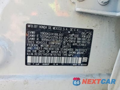Zdjęcie 14 z 14 samochodu: 2026 HONDA HR-V SPORT VIN:3CZRZ1H5XTM705760 - miniatura