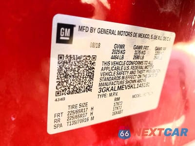 Zdjęcie 14 z 14 samochodu: 2019 GMC TERRAIN SLE VIN:3GKALMEV5KL145181 - miniatura