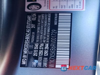 Zdjęcie 12 z 12 samochodu: 2024 MERCEDES-BENZ AMG GT 43 VIN:W1K7X5KB6RV001729 - miniatura