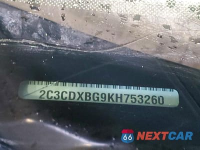 Zdjęcie 12 z 12 samochodu: 2019 DODGE CHARGER SXT VIN:2C3CDXBG9KH753260 - miniatura