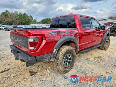 Trzecie zdjęcie samochodu z tyłu: 2022 FORD F150 RAPTOR VIN:1FTFW1RG7NFB79527 - miniatura