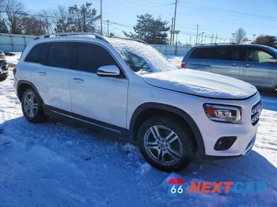 Czwarte zdjęcie samochodu z boku: 2021 MERCEDES-BENZ GLB 250 4MATIC VIN:W1N4M4HB6MW153013 - miniatura