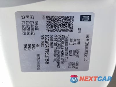 Zdjęcie 14 z 14 samochodu: 2025 CHEVROLET EXPRESS G2500 VIN:1GCWGAFP0S1278586 - miniatura