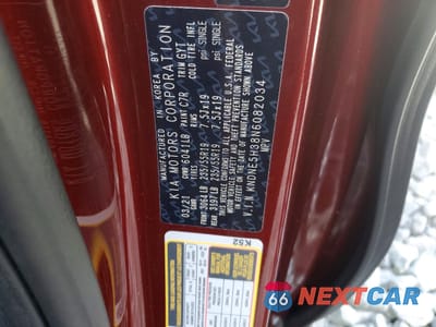 Zdjęcie 13 z 13 samochodu: 2022 KIA CARNIVAL SX PRESTIGE VIN:KNDNE5H38N6082034 - miniatura