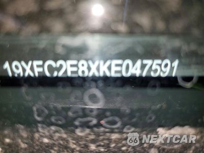 Zdjęcie 12 z 12 samochodu: 2019 HONDA CIVIC SPORT VIN:19XFC2E8XKE047591 - miniatura