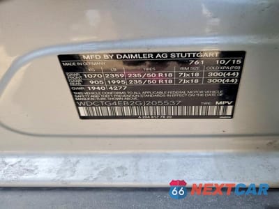 Zdjęcie 12 z 12 samochodu: 2016 MERCEDES-BENZ GLA 250 VIN:WDCTG4EB2GJ205537 - miniatura
