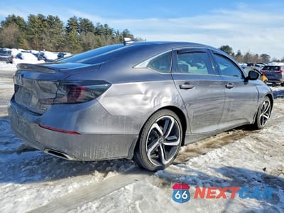 Trzecie zdjęcie samochodu z tyłu: 2018 HONDA ACCORD SPORT VIN:1HGCV2F38JA006962 - miniatura