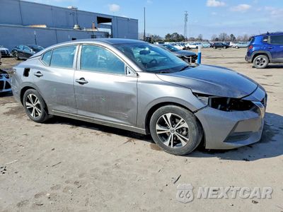 Czwarte zdjęcie samochodu z boku: 2022 NISSAN SENTRA SV VIN:3N1AB8CV7NY207439 - miniatura