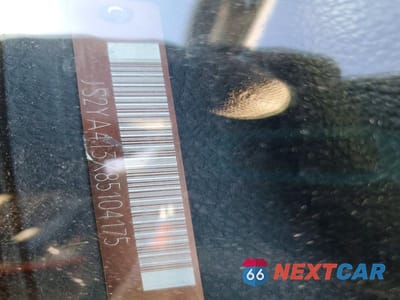 Zdjęcie 12 z 12 samochodu: 2008 SUZUKI SX4 BASE VIN:JS2YA413X85104175 - miniatura