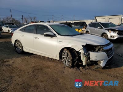 Czwarte zdjęcie samochodu z boku: 2019 HONDA INSIGHT TOURING VIN:19XZE4F94KE009977 - miniatura
