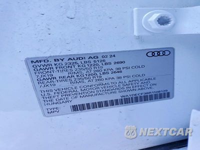 Zdjęcie 13 z 13 samochodu: 2024 AUDI Q3 PREMIUM S LINE 45 VIN:WA1DECF38R1108129 - miniatura