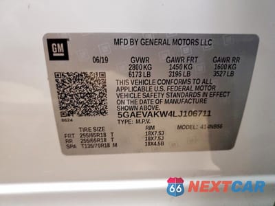 Zdjęcie 12 z 12 samochodu: 2020 BUICK ENCLAVE ESSENCE VIN:5GAEVAKW4LJ106711 - miniatura
