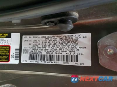 Zdjęcie 12 z 12 samochodu: 2009 TOYOTA TACOMA VIN:5TEPX42N19Z602977 - miniatura
