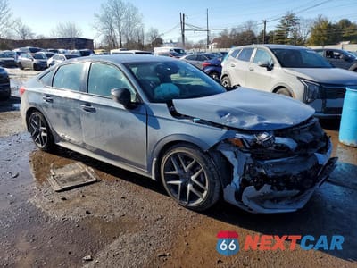 Czwarte zdjęcie samochodu z boku: 2024 HONDA CIVIC SPORT VIN:2HGFE2F58RH578786 - miniatura