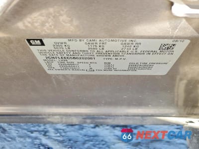 Zdjęcie 13 z 13 samochodu: 2011 CHEVROLET EQUINOX LT VIN:2CNFLEEC5B6202081 - miniatura