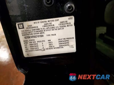 Zdjęcie 13 z 13 samochodu: 2003 GMC NEW SIERRA K1500 VIN:1GTEK14T93Z101354 - miniatura