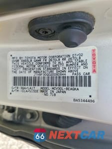 Zdjęcie 12 z 12 samochodu: 2002 LEXUS ES 300 BASE VIN:JTHBF30G020080844 - miniatura