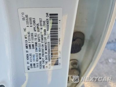 Zdjęcie 12 z 12 samochodu: 2013 HONDA ACCORD EXL VIN:1HGCR2F8XDA205029 - miniatura