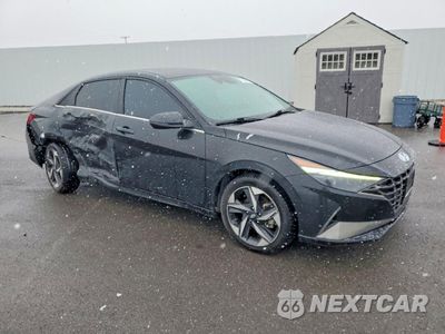 Czwarte zdjęcie samochodu z boku: 2022 HYUNDAI ELANTRA LIMITED VIN:5NPLP4AG3NH068234 - miniatura