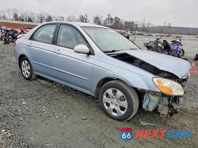 Czwarte zdjęcie samochodu z boku: 2008 KIA SPECTRA EX VIN:KNAFE121X85559297 - miniatura