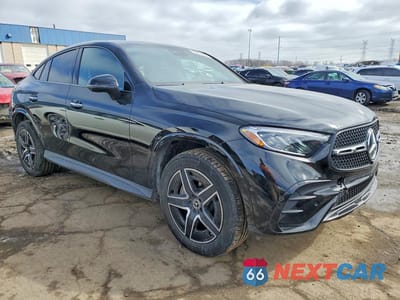 Czwarte zdjęcie samochodu z boku: 2025 MERCEDES-BENZ GLC COUPE 300 4MATIC VIN:W1NKJ4HB8SF384640 - miniatura
