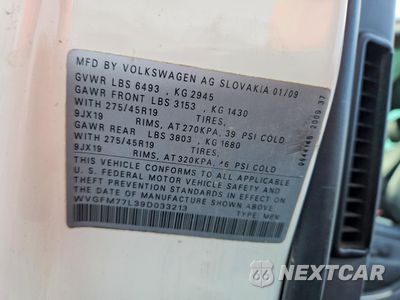 Zdjęcie 12 z 12 samochodu: 2009 VOLKSWAGEN TOUAREG 2 V6 TDI VIN:WVGFM77L39D033213 - miniatura
