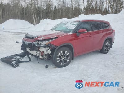 2022 TOYOTA HIGHLANDER HYBRID XLE 5TDGBRCH4NS560512 - główne zdjęcie licytacji z USA - miniatura