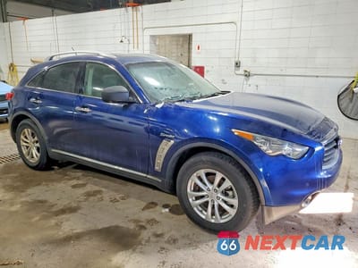 Czwarte zdjęcie samochodu z boku: 2013 INFINITI FX37 VIN:JN8CS1MW0DM172690 - miniatura