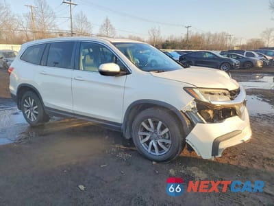 Czwarte zdjęcie samochodu z boku: 2019 HONDA PILOT EXL VIN:5FNYF5H54KB022070 - miniatura