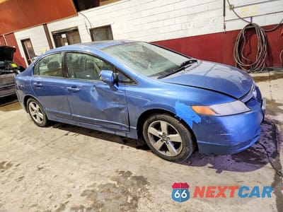 Czwarte zdjęcie samochodu z boku: 2007 HONDA CIVIC EX VIN:1HGFA16857L056441 - miniatura