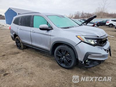 Czwarte zdjęcie samochodu z boku: 2022 HONDA PILOT SE VIN:5FNYF6H27NB086717 - miniatura