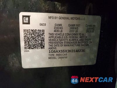 Zdjęcie 12 z 12 samochodu: 2019 CADILLAC CTS VIN:1G6AX5SX3K0148236 - miniatura