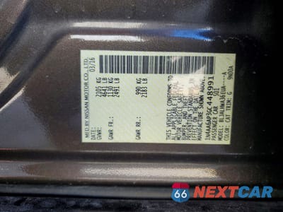 Zdjęcie 12 z 13 samochodu: 2016 NISSAN MAXIMA PLATINUM VIN:1N4AA6AP3GC448991 - miniatura