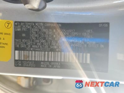 Zdjęcie 13 z 13 samochodu: 2006 TOYOTA HIGHLANDER HYBRID VIN:JTEEW21A460022207 - miniatura