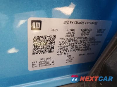 Zdjęcie 13 z 13 samochodu: 2025 CHEVROLET TRAX 1LT VIN:KL77LHEP3SC093069 - miniatura