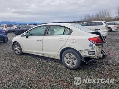 Drugie zdjęcie samochodu z przodu: 2013 HONDA CIVIC LX VIN:2HGFB2F51DH530998 - miniatura