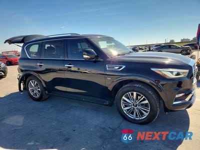 Czwarte zdjęcie samochodu z boku: 2020 INFINITI QX80 LUXE VIN:JN8AZ2NF4L9702796 - miniatura